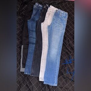 Bundle of 5 Pairs of Youth Pants. Size 12